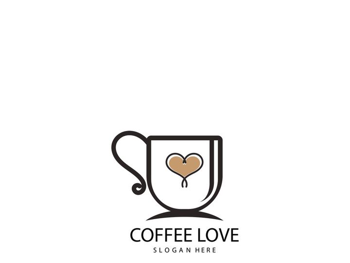 Coffee cup Logo Template vector icon design
