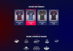 Bigamer - eSports And Gaming Tournaments PSD Template