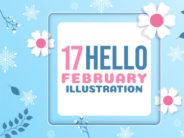 17 Hello February Illustration preview picture