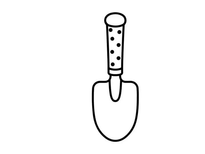 Handheld garden weeding tool with ergonomic handle. Manual soil cultivator for precise plant care and weed removal.