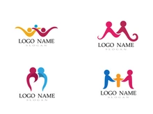 Adoption children community and family care logo