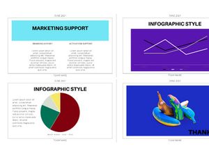 Simple Square Presentation Template