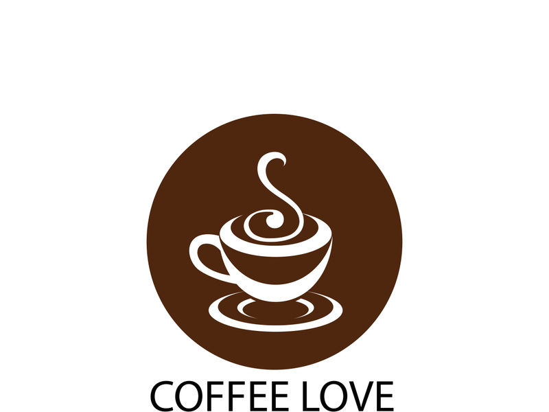 Coffee logo  icon vector illustration template