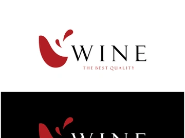 Wine logo with wine glasses and bottles.for night clubs,bars,cafe and wine shops. preview picture