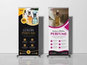 Luxury Perfume Roll Up Banner Template Ver-2 preview picture