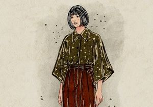 Soft Retro Elegance – Minimalist Woman Illustration Set