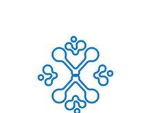 Molecule vector illustration design