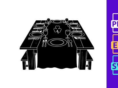 St. Patrick's Day Table Setting