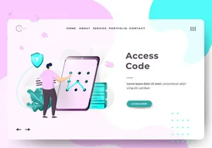Security Business sets Illustration