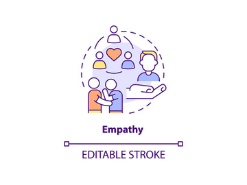 Empathy concept icon preview picture