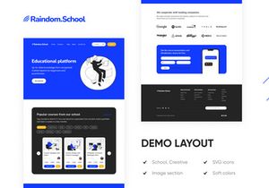 Raindom Academy - Education Web Design