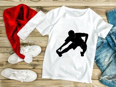 Athlete in dynamic stretching position for hamstring and hip flexibility exercise