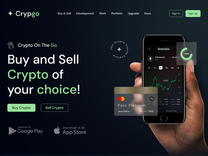 Crypgo Nextjs Tailwind Landing Page