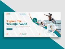 Travel Agency Facebook Cover Template Ver-3