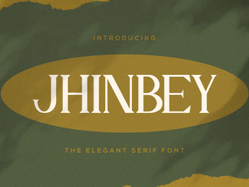JHINBEY - Elegant Serif Font preview picture