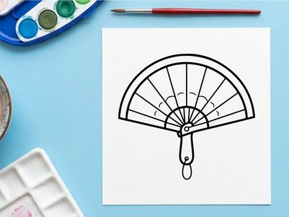 Handheld decorative paper fan with spiderweb design. Classic Halloween prop for parties, events, and seasonal decor.