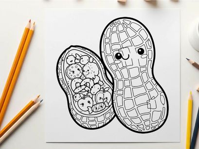 Cute bacteria microbes cartoon vector illustration flat design