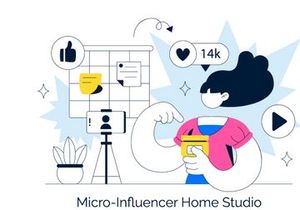 10 Micro Influencer Home Studio Illustration