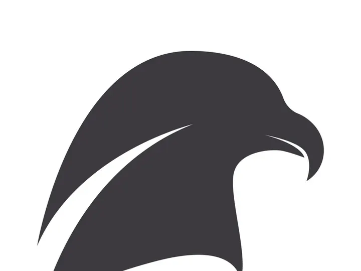 Eagle head animal vector