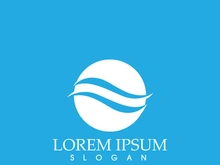 wave icon logo vector image app