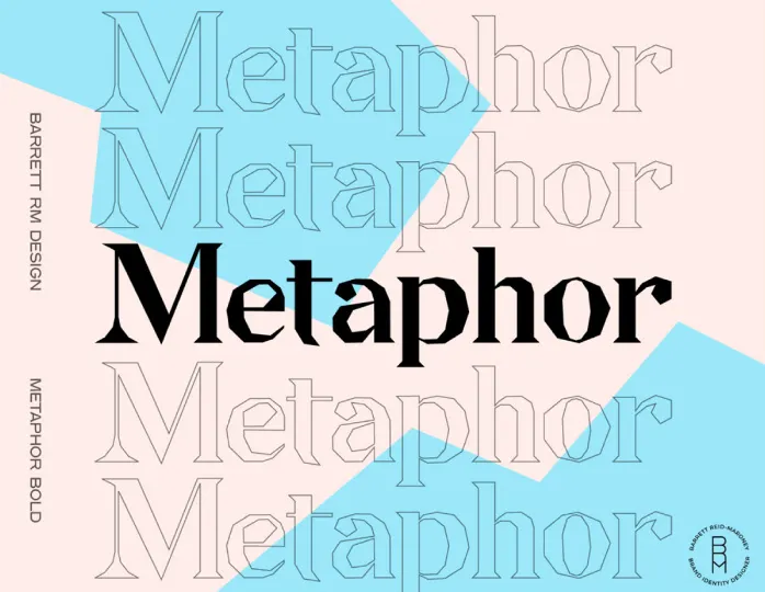 Metaphor Free Display Font