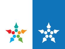 Community, network and social icon design template