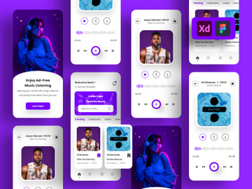 Music Streaming App Design preview picture