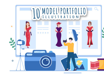 10 Model Portfolio Illustration preview picture