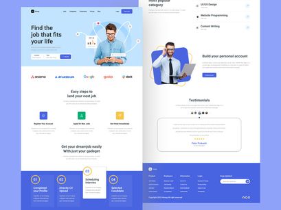 Hireup - Job landing page