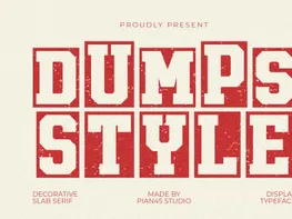 Dumps Style - Display Font preview picture