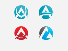 A Letter Logo Business icon Template Vector design