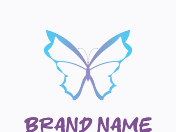 Butterfly logo design preview picture