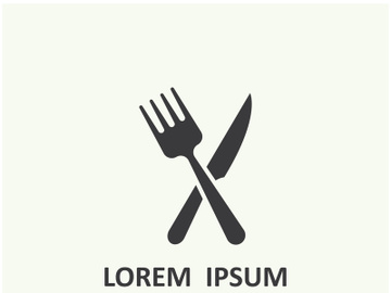 Creative spoon and fork logo. preview picture