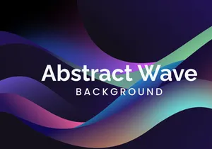 Colorful Gradient Background Wave