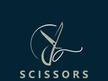 Scissors Logo Design Icon Template. Modern simple design. barbers tools and barbershop. Vector Illustration
