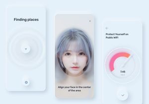 E-commerce shopping & financial quasi-physical APP application UI design kit