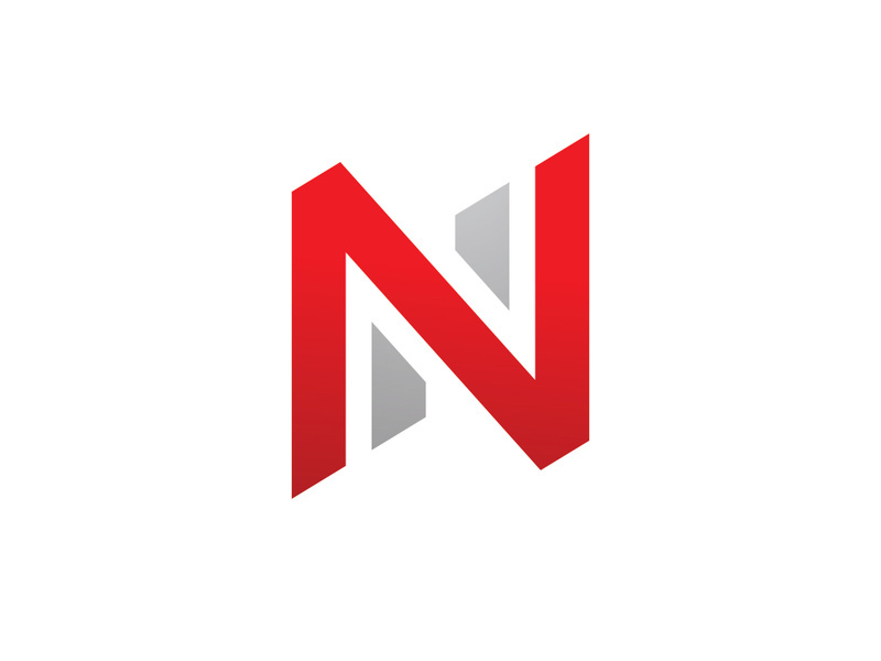 letter N logo business symbol vector template