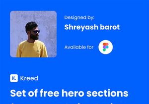 Kreed – 20 Hero Headers Template