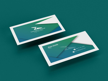 Corporate Business Card Template Design preview picture