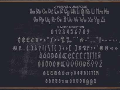 Chalkboard Font