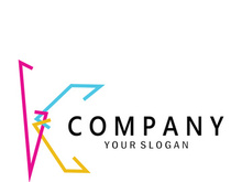 The letter K logo design is simple, elegant, modern, unique and luxurious. Logo for business cards, business, companies, fashion and brands, offices