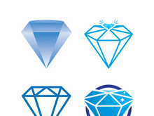Diamond logo template vector icon illustration design