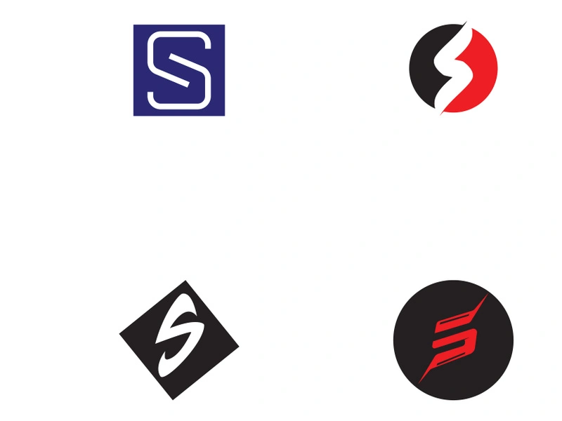 Initial letter S element abstract logo.