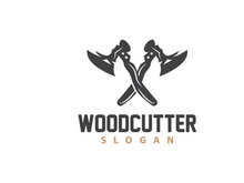 Axe Logo Simple Design Illustration Symbol Template