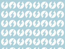 Seamless pattern thunderbolt vector