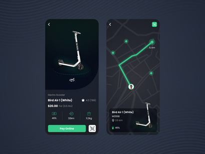 E-Scooter App Design