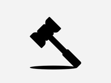 Hammer logo  vector illustration design