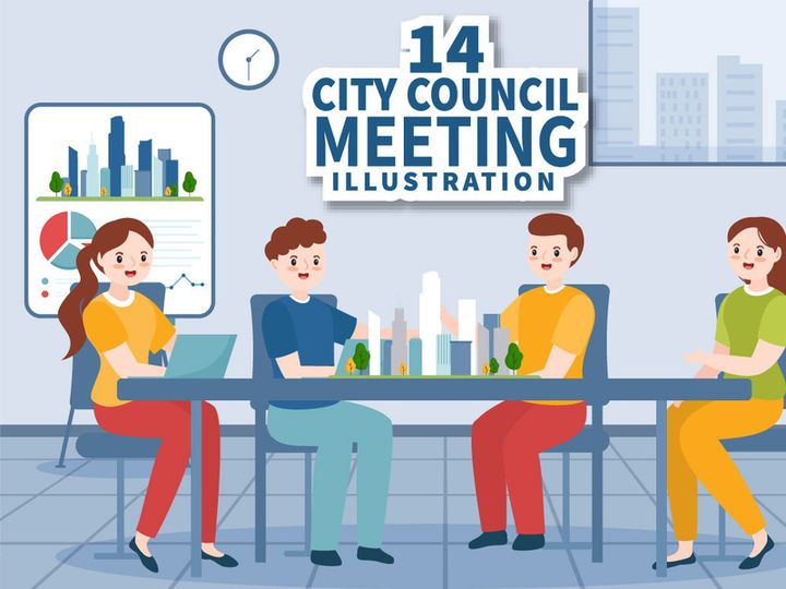 14 City Council Meeting Illustration