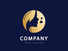 Beauty woman logo for your business salon  skin care and spa