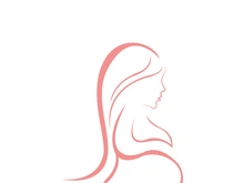 Beauty Lactating Mom Baby logo illustration